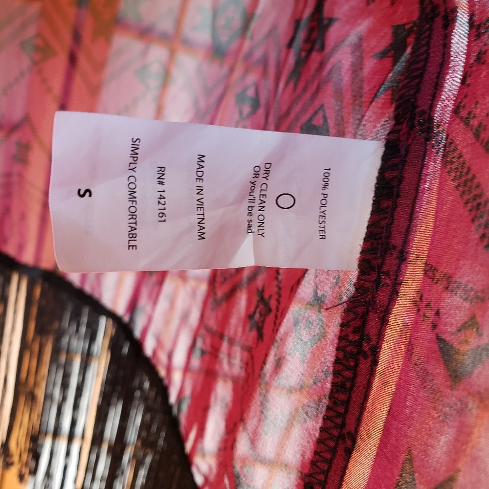 LuLaRoe Boho Kimono Fringe Coverup - Picture 2 of 7
